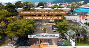 Confira os serviços em Ubatuba após fortes ventos de segunda, 28
